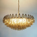 Murano Faceted Smoked Glass Chandelier-DWHOME