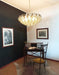Murano Faceted Transparent Smoked Glass Chandelier-DWHOME