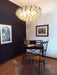 Murano Faceted Transparent Smoked Glass Chandelier-DWHOME
