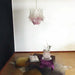 Vintage Murano Transparent Amethyst Glass Chandelier-DWHOME