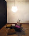 Vintage Murano Transparent Amethyst Glass Chandelier-DWHOME