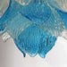 Vintage Murano Transparent Blue Glass Chandelier-DWHOME