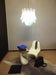 Vintage Murano Transparent Blue Glass Chandelier-DWHOME