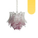 Vintage Murano Transparent Amethyst Glass Chandelier-DWHOME