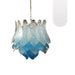 Vintage Murano Transparent Blue Glass Chandelier-DWHOME