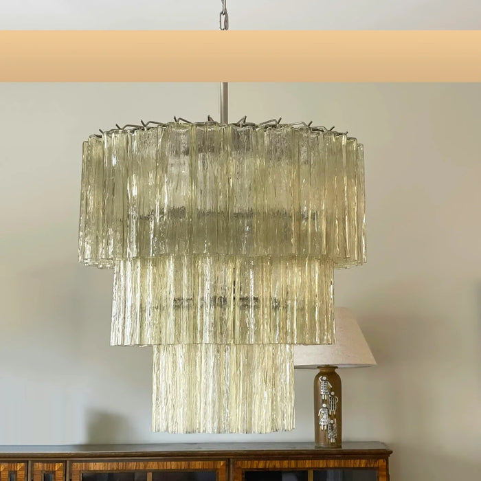 Murano Honey Glass Tube Chandelier-DWHOME