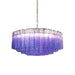 Murano Large Amethyst Glass Tube Chandelier-DWHOME