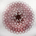 Murano Large Pink Glass Tube Chandelier-DWHOME