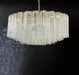 Murano Large Transparent Glass Tube Chandelier-DWHOME