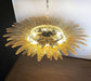Murano Palmette Amber Chandelier-DWHOME
