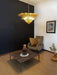 Murano Palmette Amber Chandelier-DWHOME