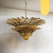 Murano Palmette Amber Chandelier-DWHOME