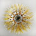 Murano Palmette Amber Trasparent Chandelier-DWHOME