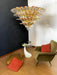 Murano Palmette Amber Trasparent Chandelier-DWHOME