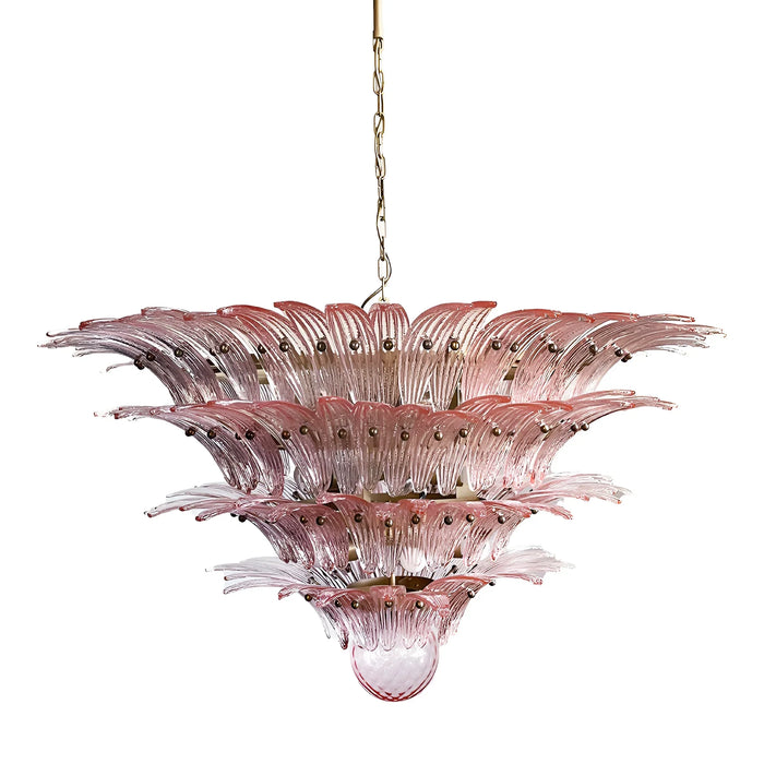 Murano Palmette Pink Chandelier-DWHOME