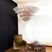 Murano Palmette Pink Trasparent Chandelier-DWHOME