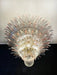Murano Palmette Pink Trasparent Chandelier-DWHOME