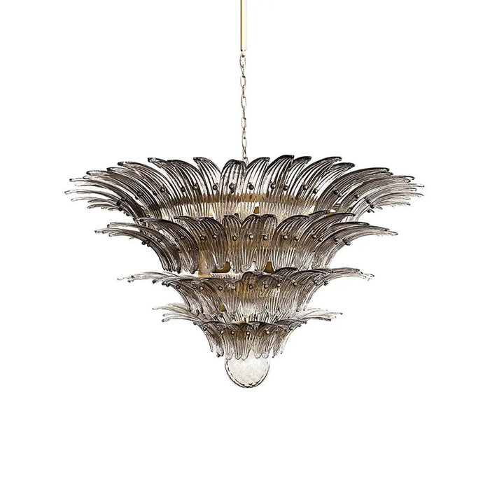 Murano Palmette Smoked Chandelier-DWHOME