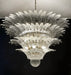 Murano Palmette Transparent Chandelier-DWHOME