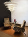 Murano Palmette Transparent Chandelier-DWHOME