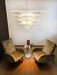Murano Palmette Transparent Chandelier-DWHOME