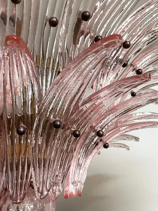Murano Palmette Pink Chandelier-DWHOME