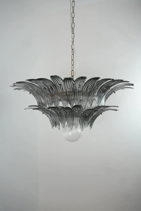 Murano Palmette Smoked Chandelier-DWHOME