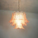 Murano Pink Ferns Glass Chandelier-DWHOME