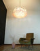 Murano Pink Glass Petal Chandelier-DWHOME