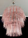 Murano Pink Glass Tube Chandelier-DWHOME