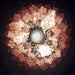Murano Pink Glass Tube Chandelier-DWHOME