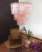 Murano Pink Glass Tube Chandelier-DWHOME