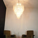 Murano Pink Petals Glass Chandelier-DWHOME