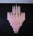 Murano Pink Petals Glass Chandelier-DWHOME