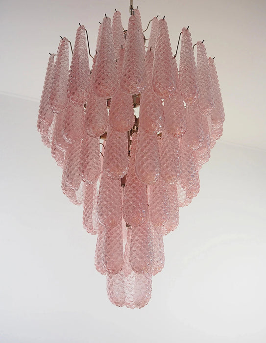 Murano Pink Petals Glass Chandelier-DWHOME
