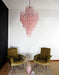 Murano Pink Petals Glass Chandelier-DWHOME