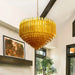 Murano Prisms Amber Chandelier-DWHOME