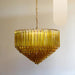 Murano Prisms Amber Chandelier-DWHOME