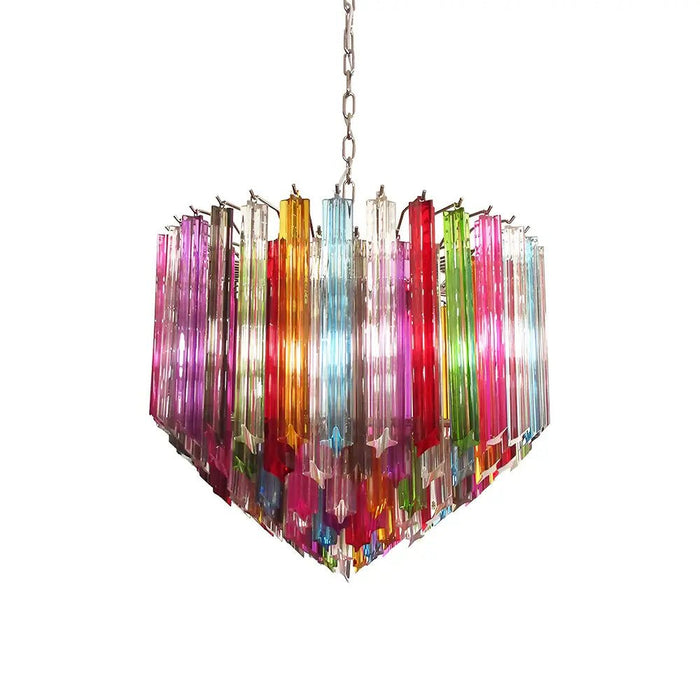 Murano Prisms Multicolored Chandelier-DWHOME