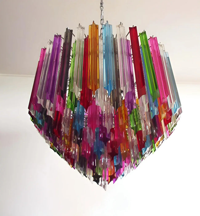 Murano Prisms Multicolored Chandelier-DWHOME