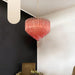 Murano Quadriedri Prisms Pink Chandelier-DWHOME