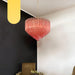 Murano Quadriedri Prisms Pink Chandelier-DWHOME