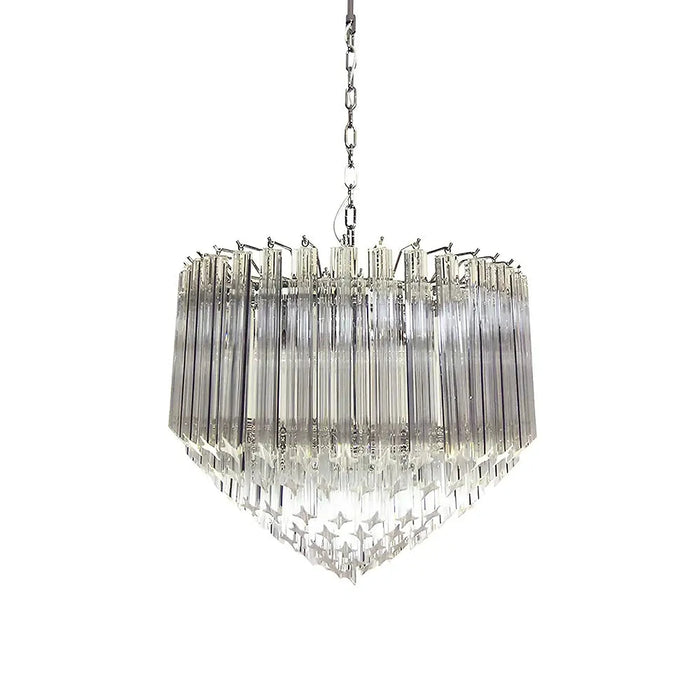 Murano Quadriedri Prisms Transparent Chandelier-DWHOME