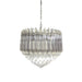 Murano Quadriedri Prisms Transparent Chandelier-DWHOME