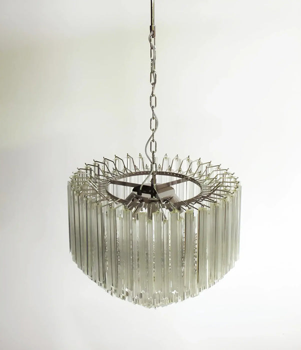 Murano Quadriedri Prisms Transparent Chandelier-DWHOME