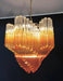 Murano Shaded Amber Prism Chandelier-DWHOME