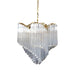 Murano Shaded Trasparent Prism Chandelier-DWHOME