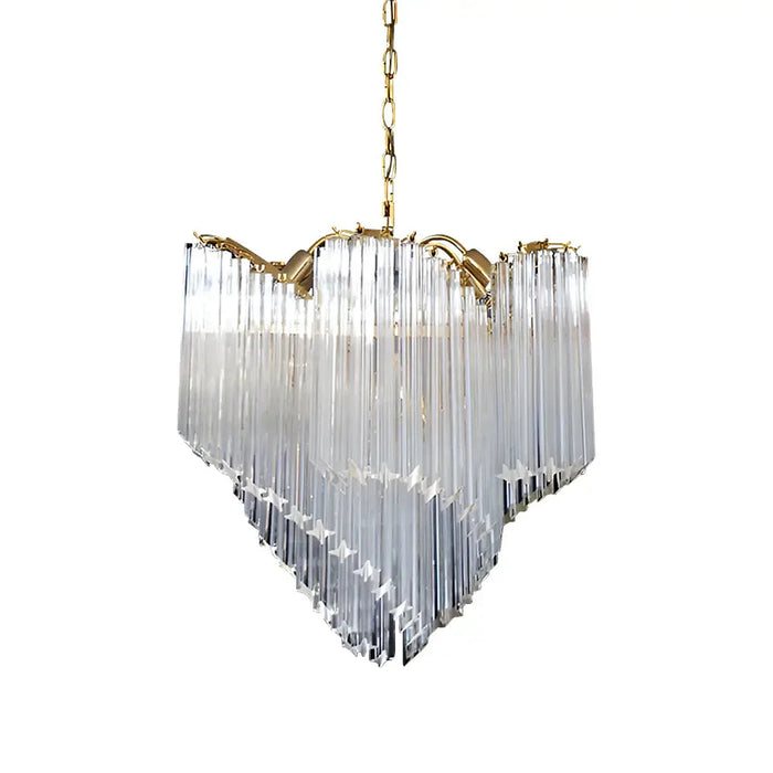 Murano Shaded Trasparent Prism Chandelier-DWHOME