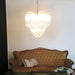 Murano Shaded Trasparent Prism Chandelier-DWHOME