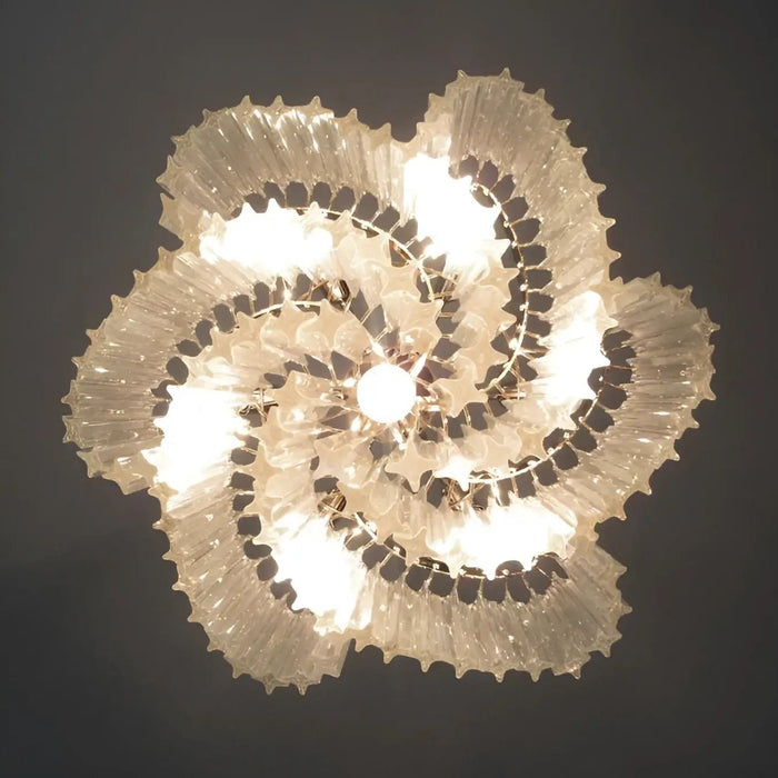 Murano Shaded Trasparent Prism Chandelier-DWHOME